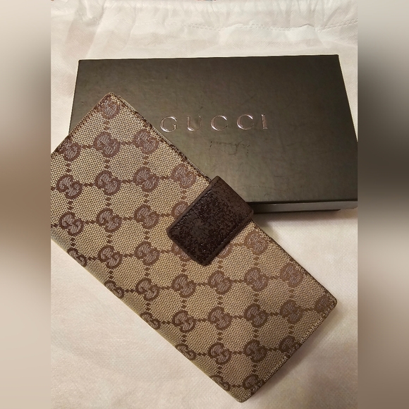 Gucci Beige Monogram Eclipse Continental Wallet - Picture 5 of 12